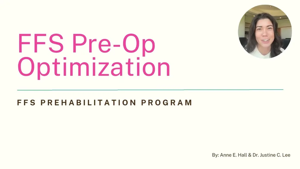 PREFACE Module 2 preoperative optimization video